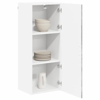 Küchenhängeschrank Beton Grau 40 x 31 x 100 cm Holzwerkstoff