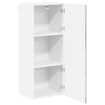 Küchenhängeschrank Beton Grau 40 x 31 x 100 cm Holzwerkstoff