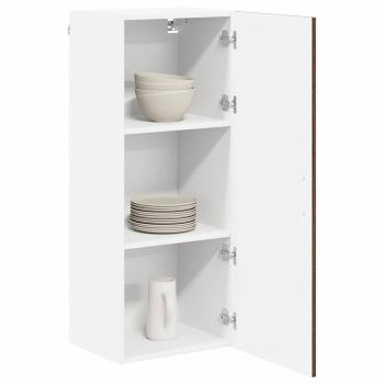 Küchenhängeschrank mit Tür Braun Eichen-Optik 40 x 31 x 100 cm