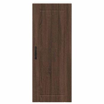 Küchenhängeschrank mit Tür Braun Eichen-Optik 40 x 31 x 100 cm