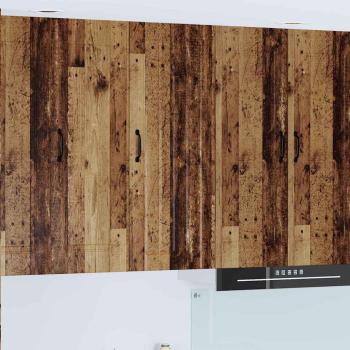 ARDEBO.de - Küchenhängeschrank Altholz 40 x 31 x 100 cm Holzwerkstoff