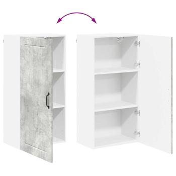 Küchenhängeschrank Beton Grau 50 x 31 x 100 cm Holzwerkstoff