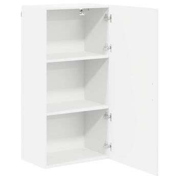 Küchenhängeschrank mit Regal Hochglanz Weiß 50 x 31 x 100 cm