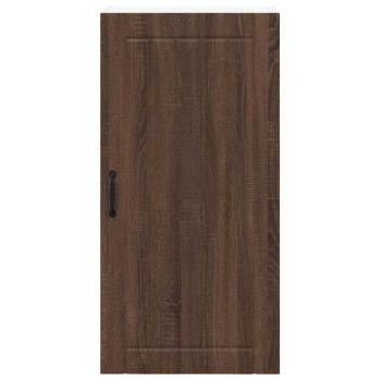 Küchenhängeschrank mit Tür Braun Eichen-Optik 50 x 31 x 100 cm