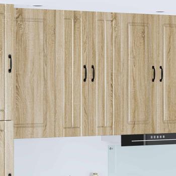 ARDEBO.de - Wandschrank LUCCA Sonoma-Eiche 60 x 31 x 100 cm Holzwerkstoff