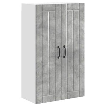Wandschrank LUCCA Betongrau 60 x 31 x 100 cm Holzwerkstoff