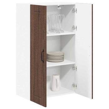 Küchenhängeschrank mit Tür Braun Eichen-Optik 60 x 31 x 100 cm