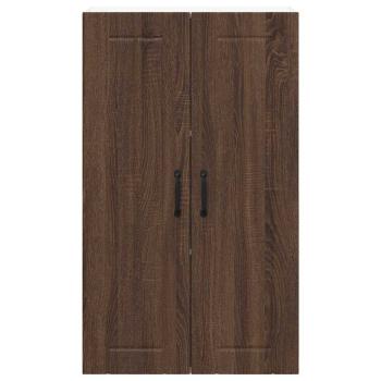Küchenhängeschrank mit Tür Braun Eichen-Optik 60 x 31 x 100 cm