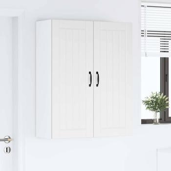 Küchenhängeschrank mit Tür Weiß 80 x 31 x 100 cm Holzwerkstoff