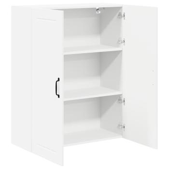 Küchenhängeschrank mit Tür Weiß 80 x 31 x 100 cm Holzwerkstoff