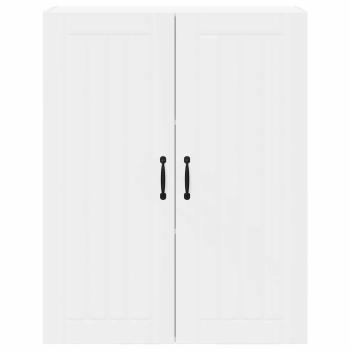 Küchenhängeschrank mit Tür Weiß 80 x 31 x 100 cm Holzwerkstoff