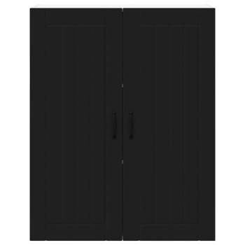 Küchenhängeschrank Schwarz 80 x 31 x 100 cm Holzwerkstoff