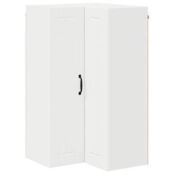 Küchenhängeschrank mit Tür Weiß 57 x 57 x 100 cm Holzwerkstoff