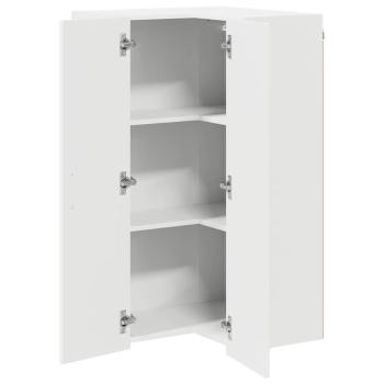 Küchenhängeschrank mit Tür Weiß 57 x 57 x 100 cm Holzwerkstoff