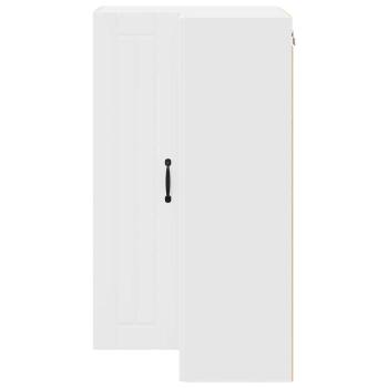Küchenhängeschrank mit Tür Weiß 57 x 57 x 100 cm Holzwerkstoff