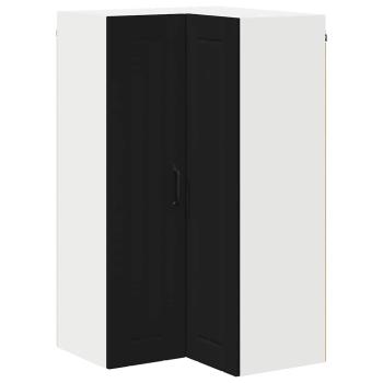 Küchenhängeschrank Schwarz 57 x 57 x 100 cm Holzwerkstoff