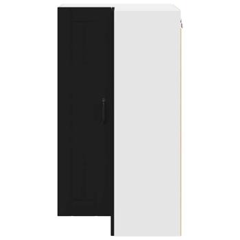 Küchenhängeschrank Schwarz 57 x 57 x 100 cm Holzwerkstoff