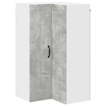 Küchenhängeschrank Beton Grau 57 x 57 x 100 cm Holzwerkstoff