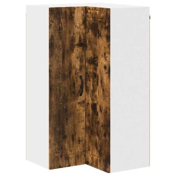 Küchenhängeschrank mit Regal Geräucherte Eiche 57 x 57 x 100 cm