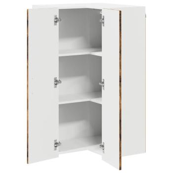 Küchenhängeschrank mit Regal Geräucherte Eiche 57 x 57 x 100 cm
