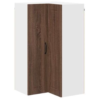 Küchenhängeschrank mit Tür Braun Eichen-Optik 57 x 57 x 100 cm