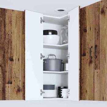 Küchenhängeschrank Altholz 57 x 57 x 100 cm Holzwerkstoff