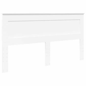 Kopfteil mit Kopfteil Weiß 180 cm Holzwerkstoff