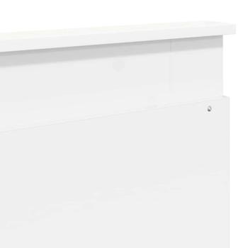 Kopfteil mit Kopfteil Weiß 180 cm Holzwerkstoff