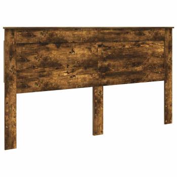 Kopfteil mit Kopfteil Geräucherte Eiche 180 cm Holzwerkstoff