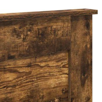 Kopfteil mit Kopfteil Geräucherte Eiche 180 cm Holzwerkstoff