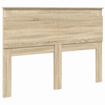 Kopfteil mit Kopfteil Sonoma-Eiche 160 cm Holzwerkstoff