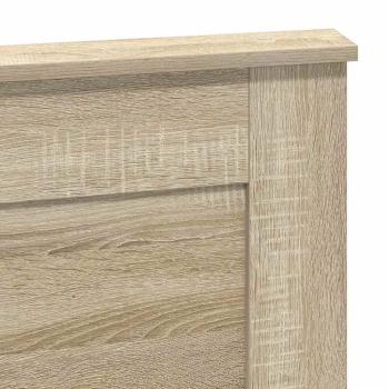 Kopfteil mit Kopfteil Sonoma-Eiche 160 cm Holzwerkstoff
