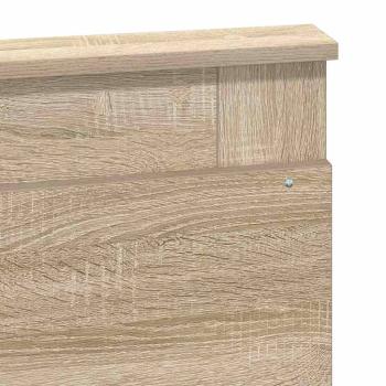 Kopfteil mit Kopfteil Sonoma-Eiche 160 cm Holzwerkstoff