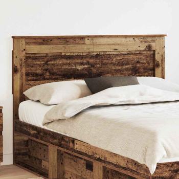 ARDEBO.de - Kopfteil mit Kopfteil Altholz 160 cm Holzwerkstoff