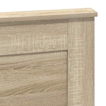 Kopfteil mit Kopfteil Sonoma-Eiche 150 cm Holzwerkstoff