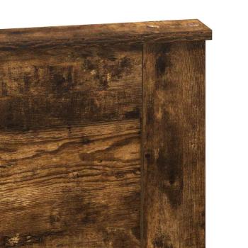 Kopfteil mit Kopfteil Geräucherte Eiche 150 cm Holzwerkstoff
