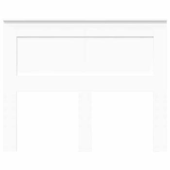 Kopfteil mit Kopfteil Weiß 120 cm Holzwerkstoff