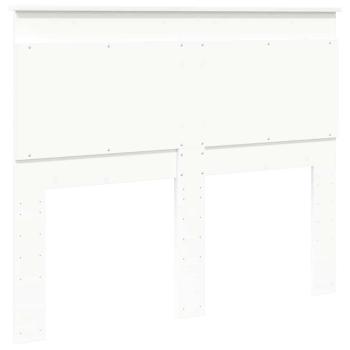 Kopfteil mit Kopfteil Weiß 120 cm Holzwerkstoff