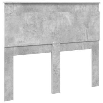 Kopfteil Beton Grau Holzwerkstoff