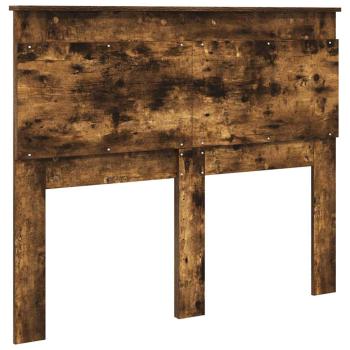 Kopfteil mit Kopfteil Geräucherte Eiche 120 cm Holzwerkstoff