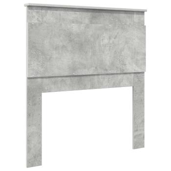 Kopfteil Beton Grau Holzwerkstoff