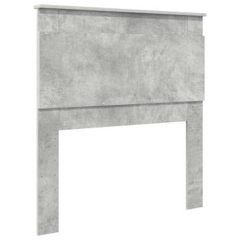 Kopfteil mit Kopfteil Beton Grau 90 cm Holzwerkstoff