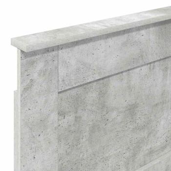 Kopfteil mit Kopfteil Beton Grau 80 cm Holzwerkstoff