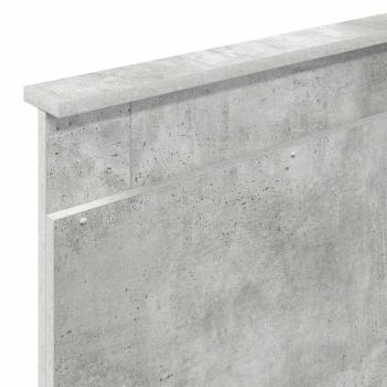 Kopfteil mit Kopfteil Beton Grau 80 cm Holzwerkstoff