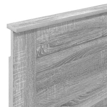 Kopfteil mit Kopfteil Graues Sonoma 75 cm Holzwerkstoff