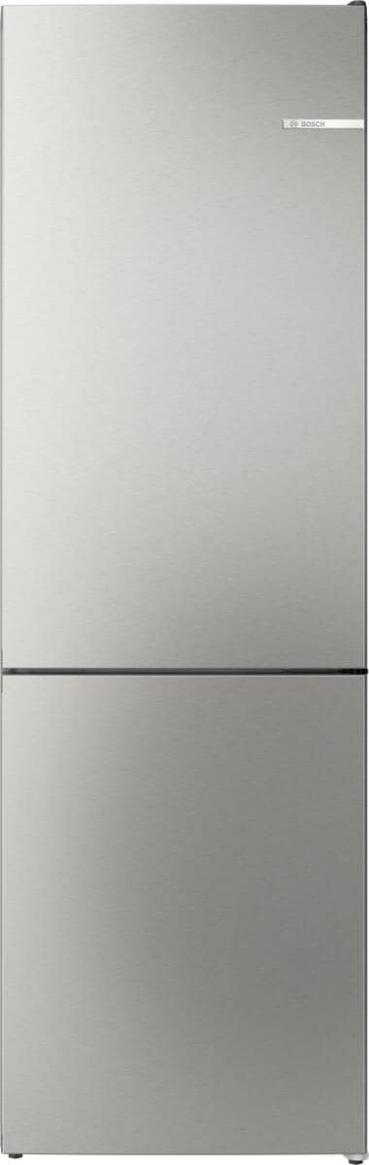 ARDEBO.de Bosch KGN362LAF Serie 4 Stand Kühl-Gefrierkombination, 60 cm breit, 321 L, Total No Frost, Vitafresh, Super Kühlen, Super Gefrieren, Edelstahloptik