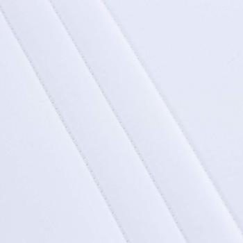 Bettgestell mit Matratze mit Kopfteil Weiß 80 x 200 cm