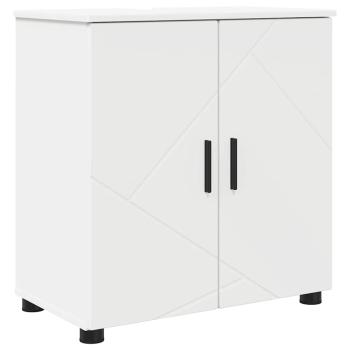Badezimmermöbel Set 2 pcs Weiß 61 x 35 x 64 cm Holzwerkstoff