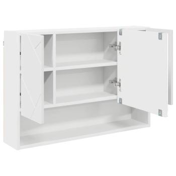 Badezimmermöbel Set 3 pcs Weiß 76,5 x 35 x 64 cm Holzwerkstoff