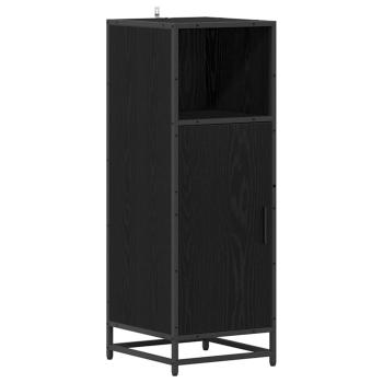 Badezimmermöbel Set 4 pcs Schwarz Eichen-Optik 90 x 33 x 60 cm